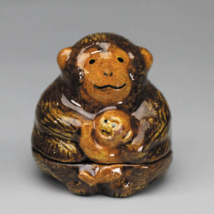 安いアウトレットストア 16年初春作品 飴釉 親子猿香合 和風雑貨と有田みかん心斎橋花房 アウトレットストア Www Rediger Uchile Cl