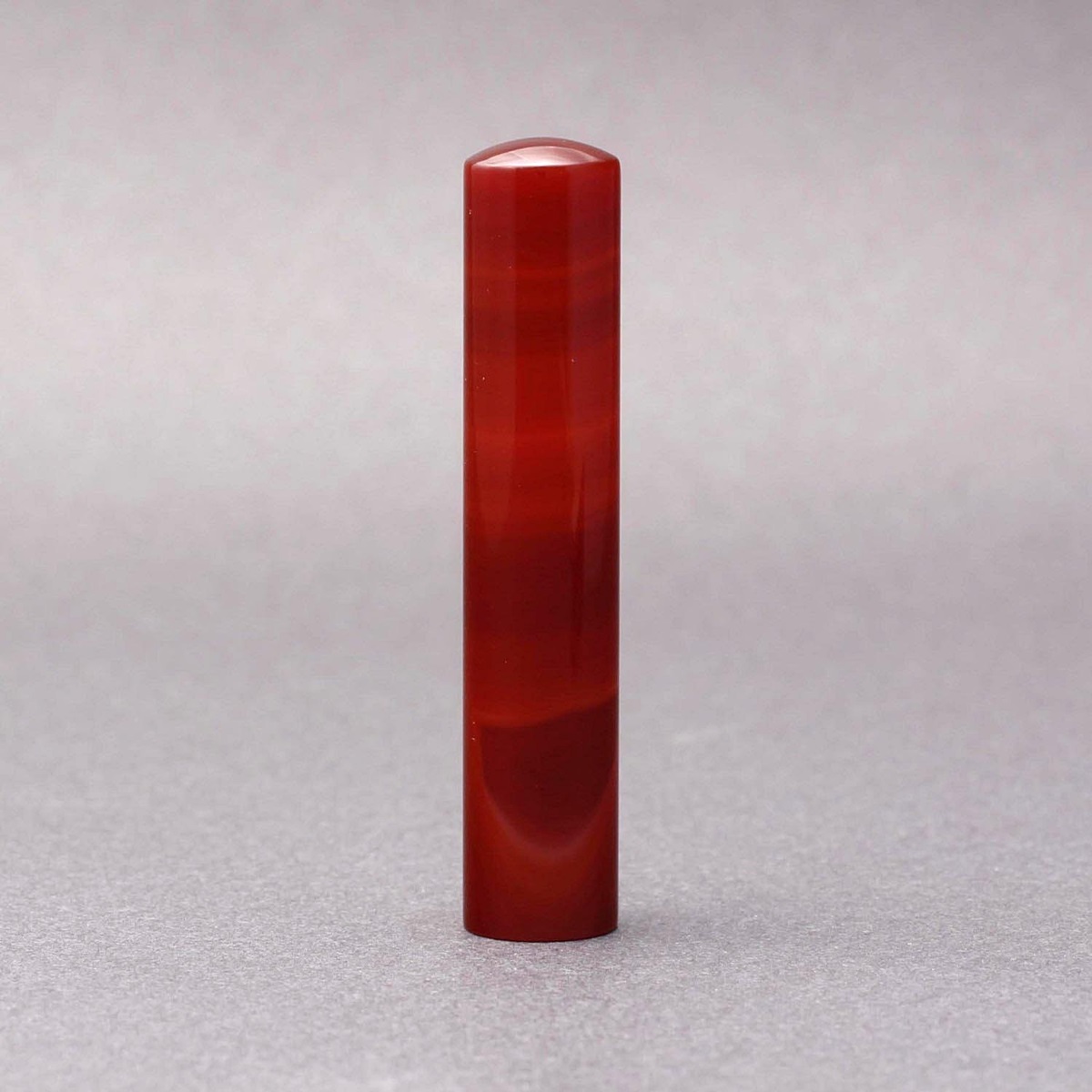 印鑑/銀行印/赤メノウ・レッドアゲート・Red Agate/印鑑サイズ・12mm/印鑑プレビュー無料/印鑑ケース別売/水晶・石英に精通した石彫り印鑑職人が創る美しいご印鑑☆印鑑 銀行印 送料無料 売れ筋☆