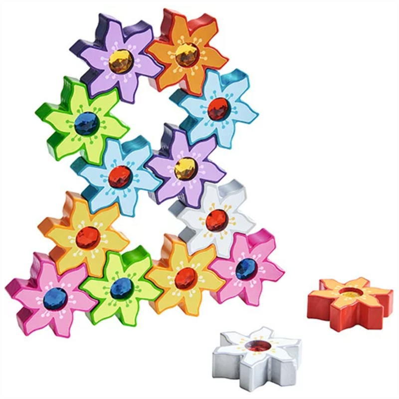 ハバ マジックフラワー 14 積み木 1歳 エデュケーション 2歳 3歳 出産祝い クーポン配布中 マジックフラワー 14 Education キッズ お花のブロックを平面に並べたり 立体的に積んだり ハバ 誕生日プレゼント Haba Wf8074 Haba Education ハバ エデュケーション