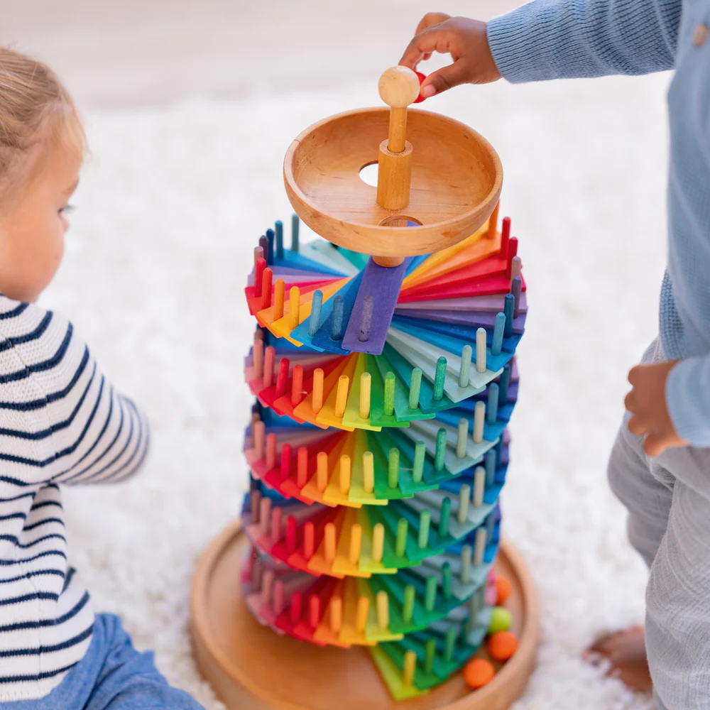 ⭐︎最終お値下げ中⭐︎ニック社　CUBIO クビオ玉の塔　基本セット　68ピース CUBIO 玉の塔 基本セット：おもちゃ：百町森