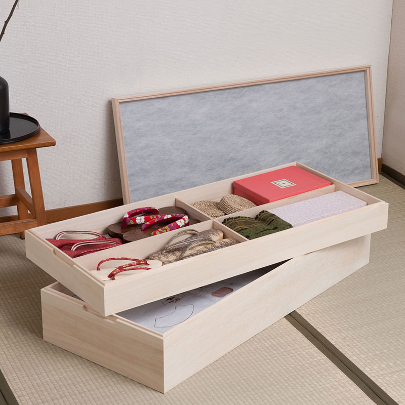 楽天市場】桐の収納家具 輝き三つ引き出し 鈴007 箱長の桐工芸品