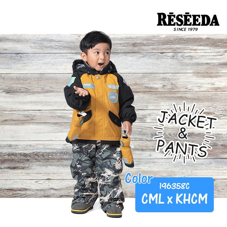 市場 21-22 RES54301 スノーボードウェア TODDLER SUIT レセーダ 上下セット RESEEDA