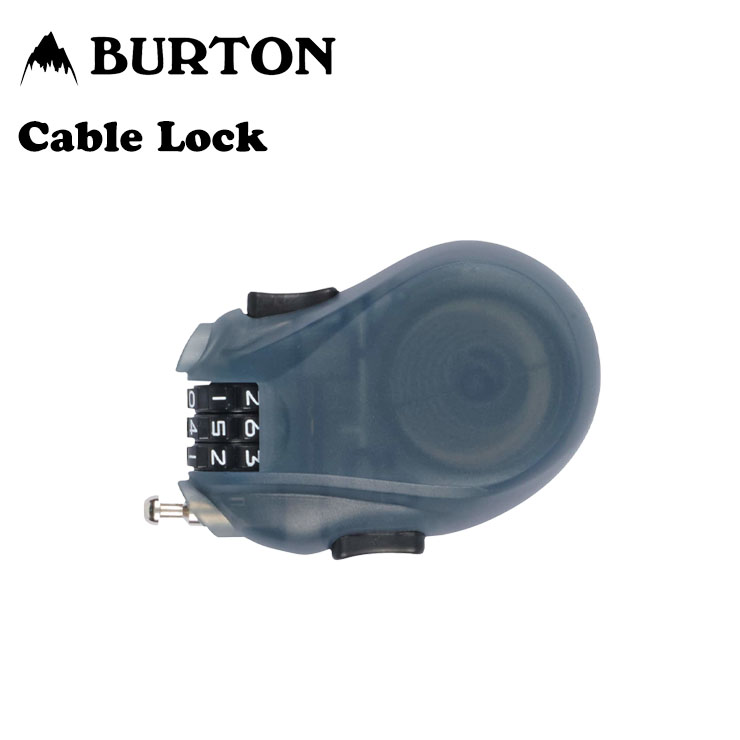 22-23 BURTON バートン Cable Lock ケーブルロック スノーボード 盗難防止 3桁 ダイヤル 最大52%OFFクーポン