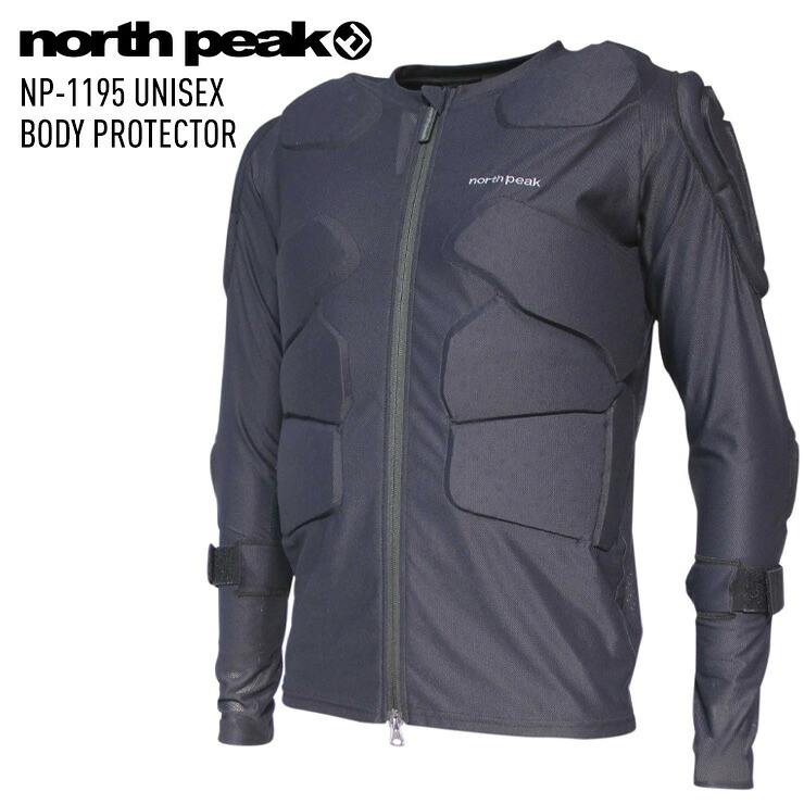 NORTH PEAK ノースピーク NP-1195 UNISEX BODY PROTECTOR ユニセックス ボディプロテクター 上半身 スキー スノーボード【JSBCスノータウン】｜JSBCスノータウン