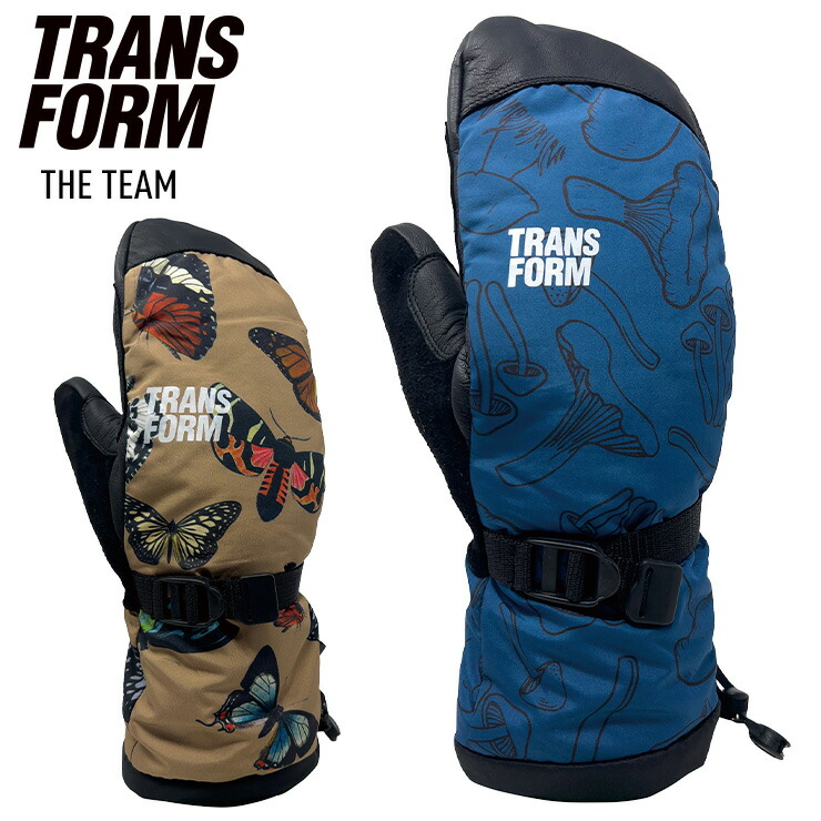 23-24 TRANSFORM トランスフォーム THE TEAM ザ チーム スノーボード グローブ ミトン スキーグローブ 【JSBCスノータウン】