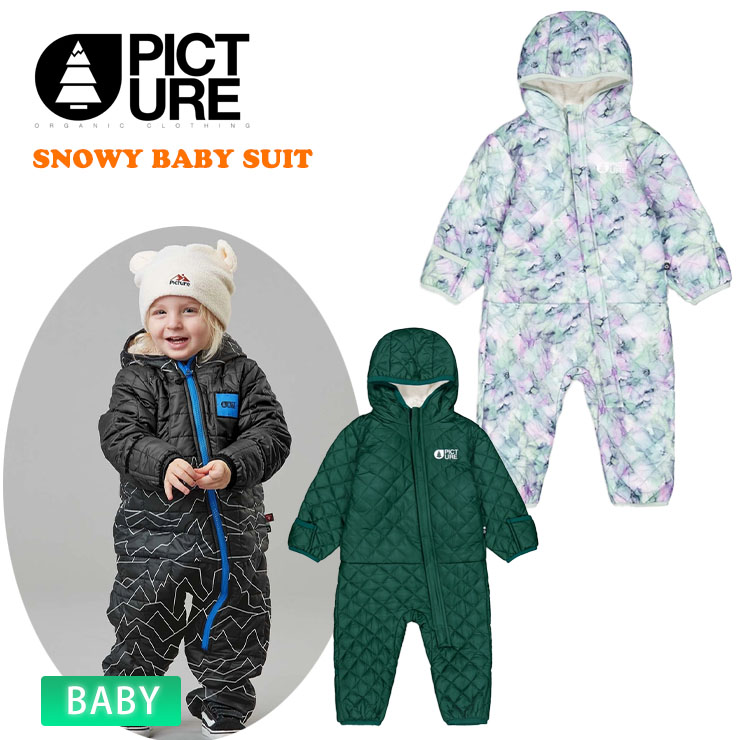 24-25 PICTURE ピクチャー キッズ SNOWY BABY SUIT ベビーウェア スノーボード 防寒 雪遊び
