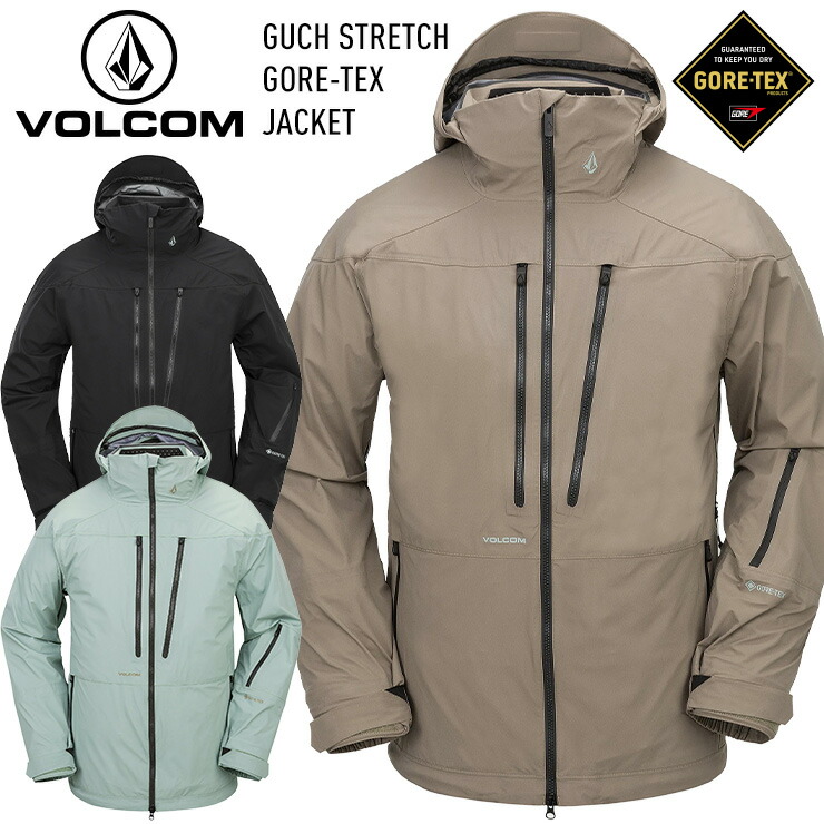 ボルコム　スノーウェア　上下 VOLCOM ボルコム メンズ GORE-TEX スノー ビブパンツ RAIN BIB OVERALL