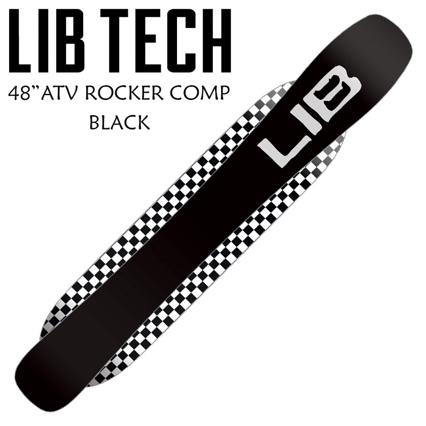 25-26 2026 LIBTECH リブテック SNOWSKATE 48&rdquo; ATV ROCKER COMP ブラック スノースケート｜JSBCスノータウン