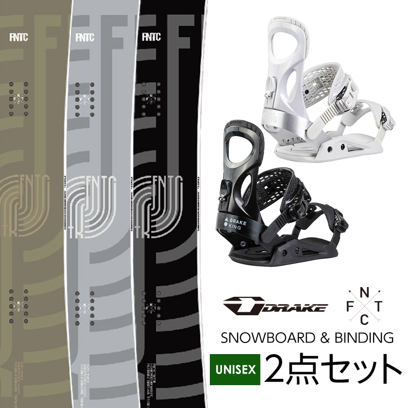 楽天市場】取付無料 FNTC TNT R スノーボード ＆ SALOMON サロモン