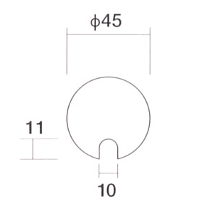 ガラススクリーンポール ブースバー Pタイプ 一方 45mm X 丸座固定 L450mm キリコミ平頭 45mm 丸座固定 L450mm クローム オンラインショップ E 金物お店やオフィスなどの間仕切 パーテーションなどに ガラススクリーン用のポールです