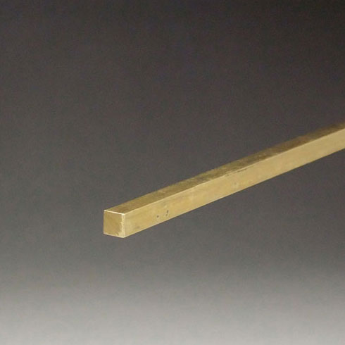 金管楽器 押し縁 平角棒 角棒 滑っこい赤ちょうちん 思切り 出どころ 9x9x3000粍 【※客あしらい撥ねのける相応う商いものです】