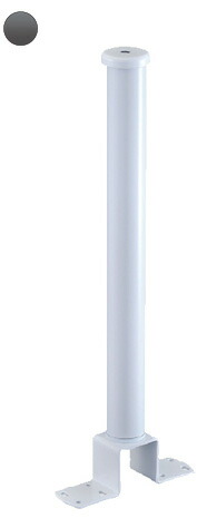 天井吊り棒 ハット座金Lタイプ CBD-SE2515 φ25 x 1500mm ブラック