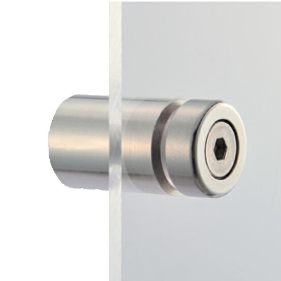化粧ビス ステンレス 30mm パイプ長 50mm セット サインボード 装飾ビス 飾りビス 屋外用 OSフラットタイプ EPO-OS30F-50 VT加工（非鏡面）
