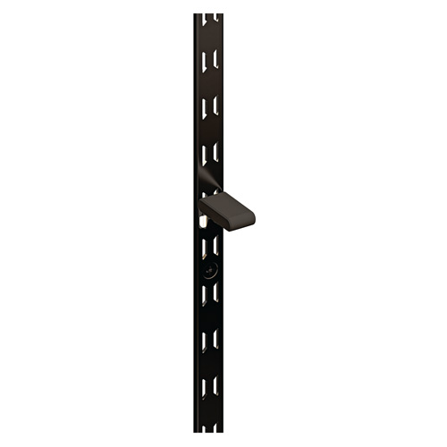 【棚柱 最薄】 リーフ棚柱 KTR-2R 1820mm ブラック 60本ケース入