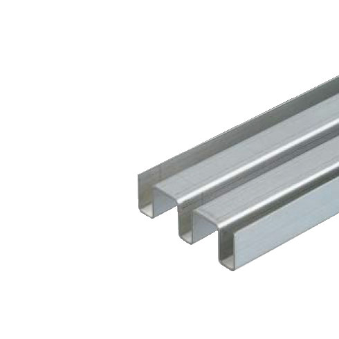 ステンレス 上レール（博物館仕様） 10mm x 4000mm ヘアライン仕上 【※サービスカット対応商品です】