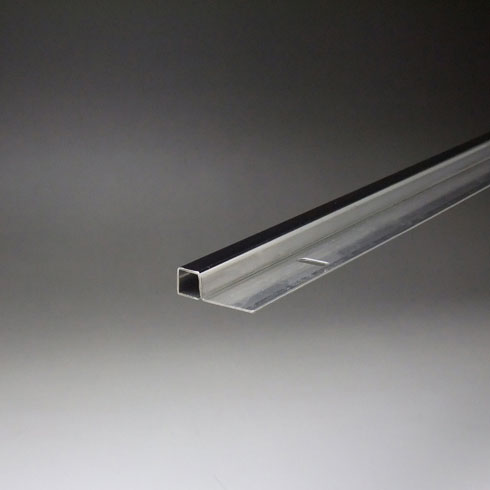 ガラススクリーンポール（ブースバー） Sタイプ 135度二方 32mm x L500mm 半球頭 インロー固定 ゴールド ブースバー,ブースバー S-type,S-type 32mmポール,S-type 32mm ボール