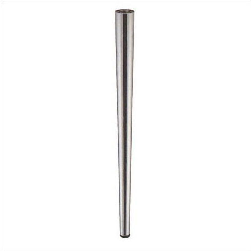 テーブル脚 アイアン DSP-5 テーパーポール 89mm径 x 高さ600mm クロームメッキ 4本セット
