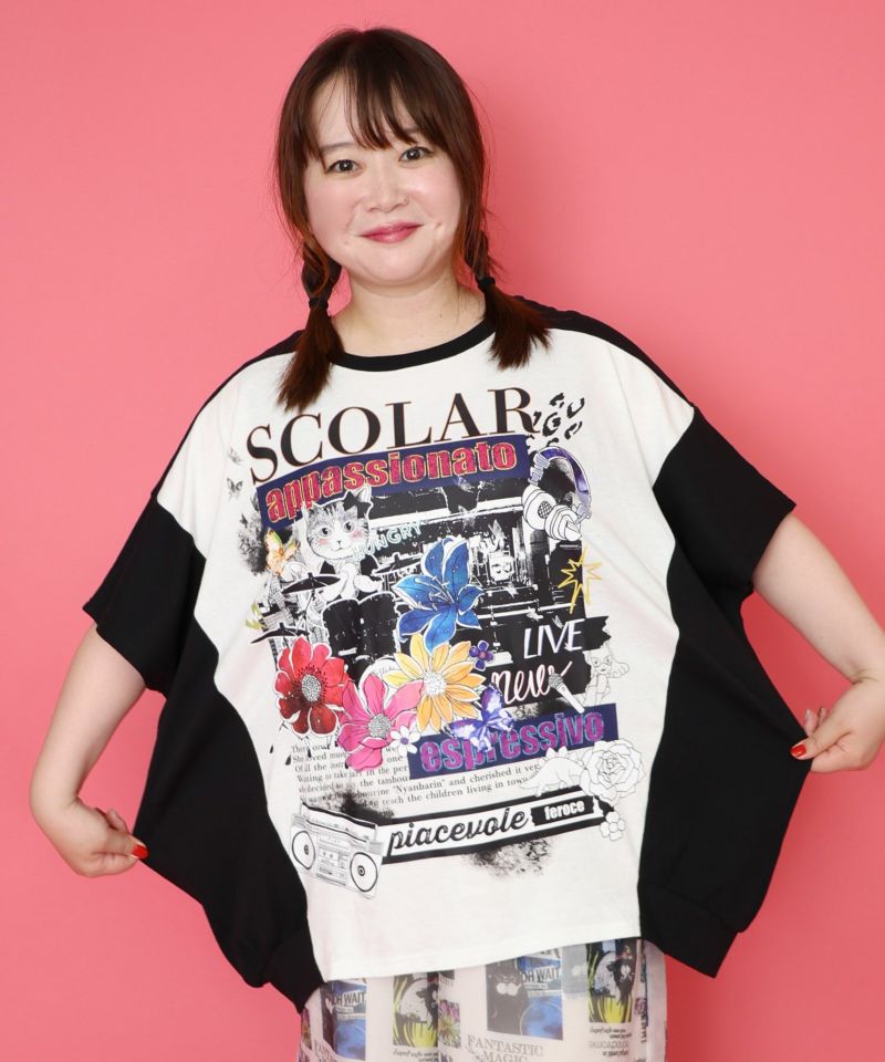 ScoLar - scolar スカラー　152622：SCRロゴアップリケプルオーバー 152622：SCRロゴアップリケプルオーバーの通販-ScoLar