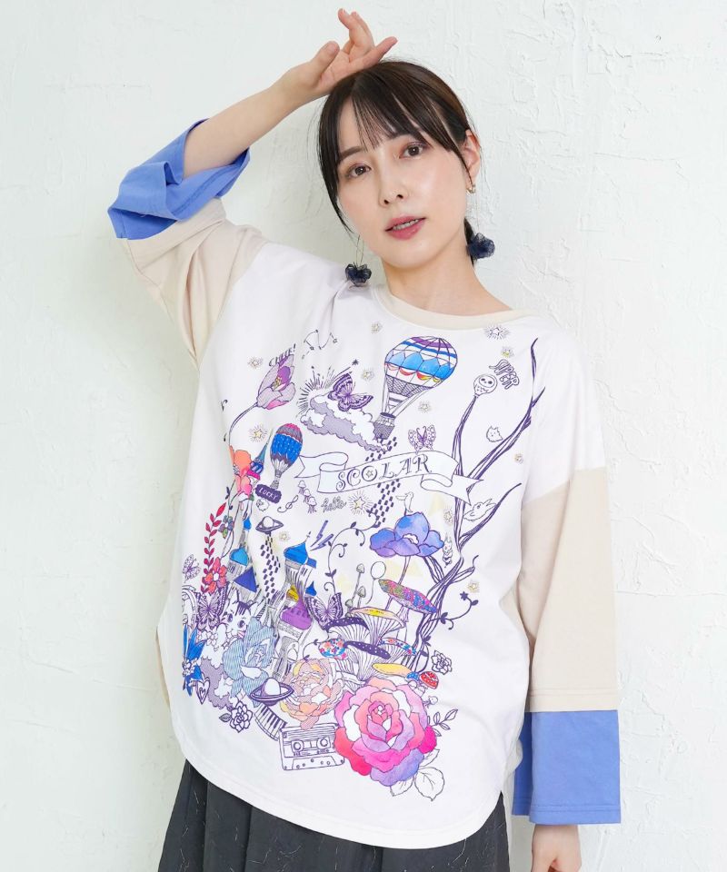 楽天市場】scolar スカラー 153621：花とスカラー刺繍 ジャージ