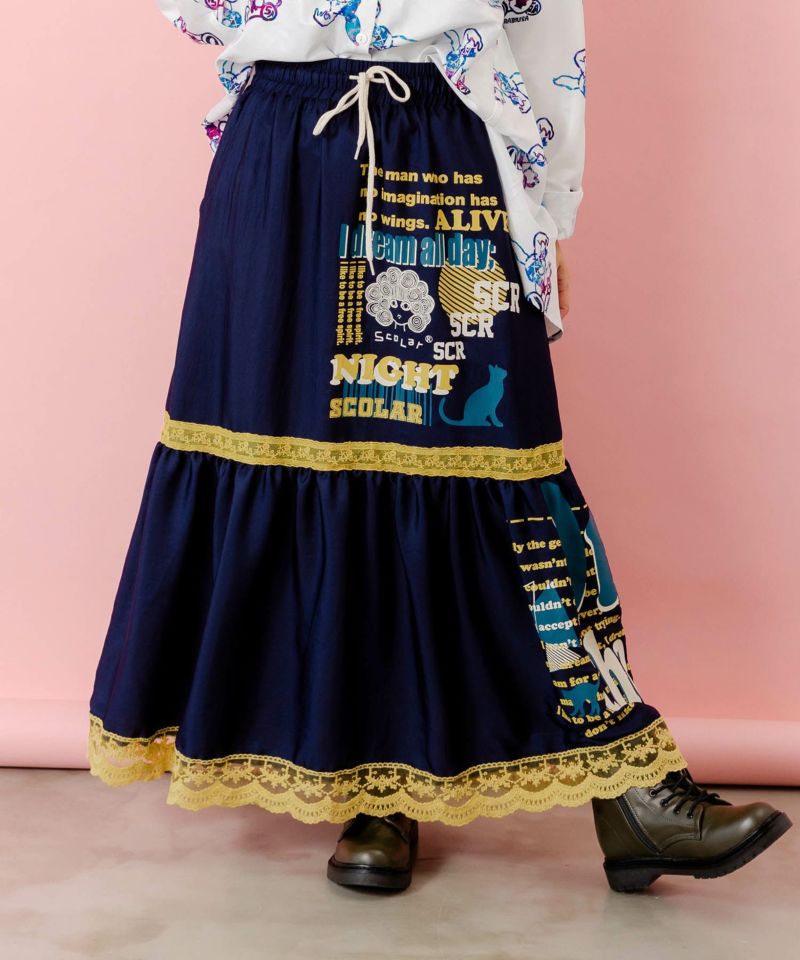 スカラー　scolar 153621：花とスカラー刺繍 ジャージブルゾン 153621：花とスカラー刺繍 ジャージブルゾンの通販-ScoLar