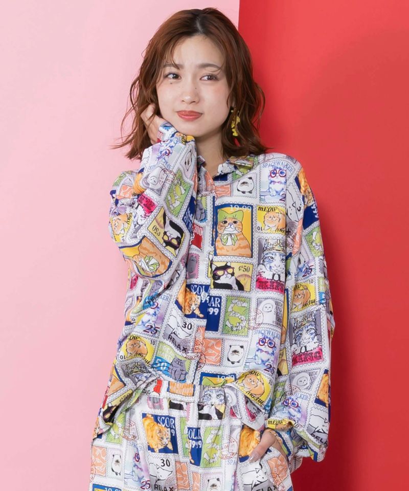 楽天市場】scolar スカラー 153687：チェックと総柄のアシメパッチ