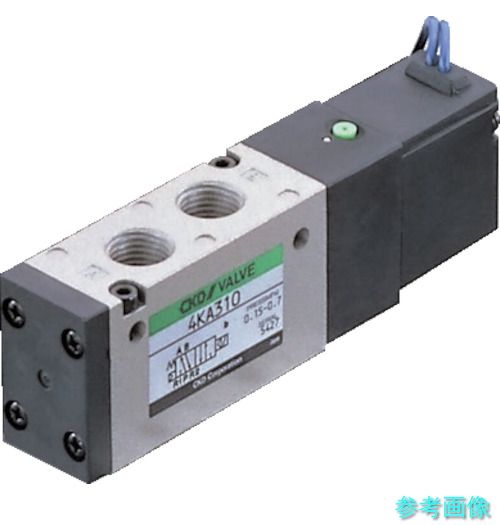 CKD 4KA310-08-AC200V 4Kシリーズパイロット式5ポート弁セレックスバルブ 5.6C[dm[[の3乗]]/(S・bar)]/音速コンダクタンス
