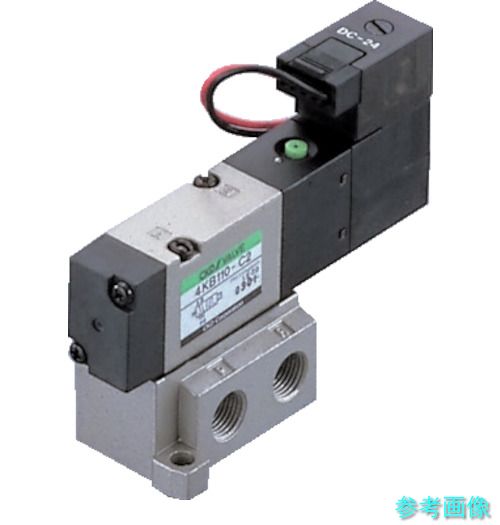 CKD 4KB310-10-AC200V 4Kシリーズパイロット式5ポート弁セレックスバルブ 6.3C[dm[[の3乗]]/(S・bar)]/音速コンダクタンス