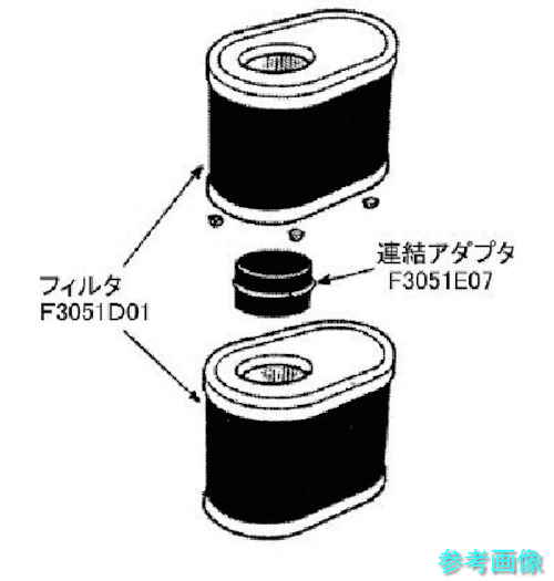 《基本メーカー直送》 ダイヘン F3051E07 フィルタ連結アダプタ 【1個】