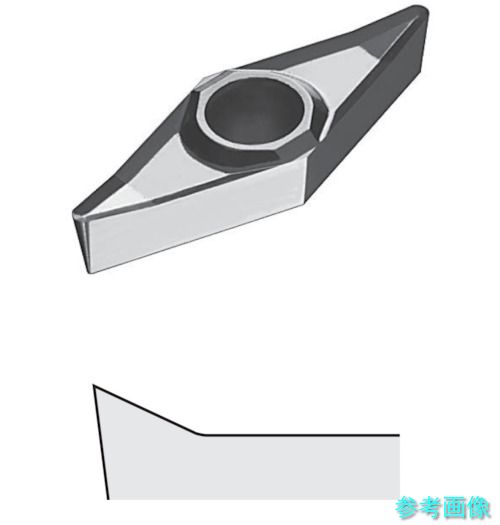 (ダイジェット) VCGT070204FN-ALUPVD2 スローアウェイチップ 【10個(1個)】