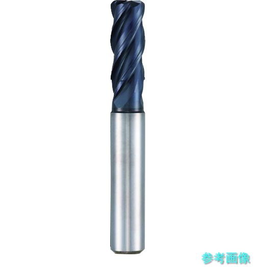 (GUHRING) 3498 12.020 チタン用4枚刃エンドミル コーナーR レギュラSuperAコート 12mm