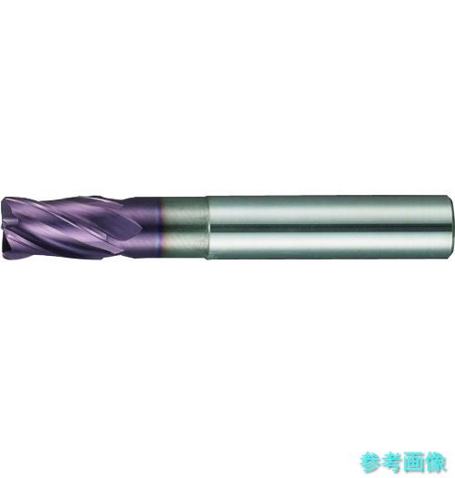 (GUHRING) 3361 12.000 高硬度用4枚刃エンドミル コーナーR レギュラFIREコート 12mm
