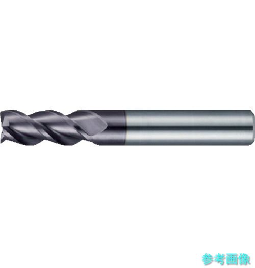 GUHRING 3636 001.000 強ねじれスクエアエンドミル(3枚刃) 刃径1.0mm