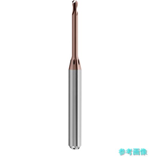 (GUHRING) 6818 1.000 2枚刃高精度ボールエンドミル G-Mold マイクロ 65 B ロング 1mm