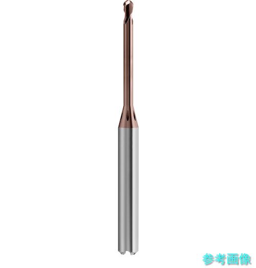 (GUHRING) 6819 0.800 2枚刃高精度ボールエンドミル G-Mold マイクロ 65 B エクストラロング 0.8mm