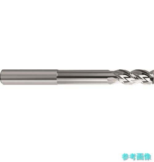 (GUHRING) 8254 8.002 アルミ用 3枚刃エンドミル 6xD 無処理 8mm コーナーR0.2