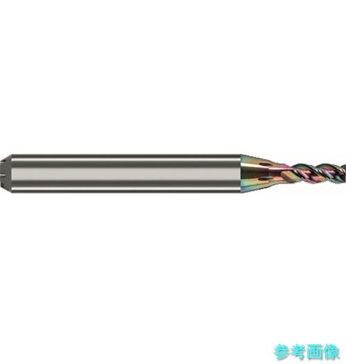 (GUHRING) 8065 1.503 軽銀用 3枚刃マイクロエンドミル 2.5xD Carbo+厚地の外套 1.5粍 端っこR0.3