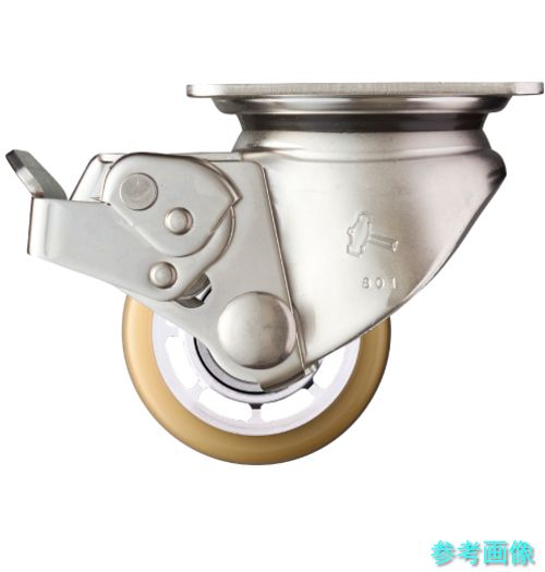 鉄鎚 545S0S-BAU65 SUS 低床式差しつかえ重用 自在 SP付 ウレタンB車65粍