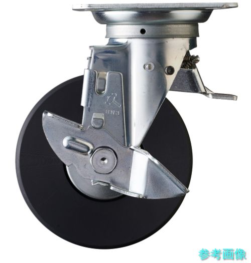 (ハンマー) 419F0S-MCB150 スイッチキャスター MCナイロン車輪(ラジアルボールベアリング)150mm SP付