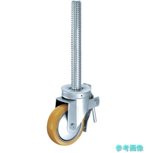 (ハンマー) 515SA-URB125 足場用旋回式ナイロン車輪(スチールホイール・ローラーベアリング)125mm SP付