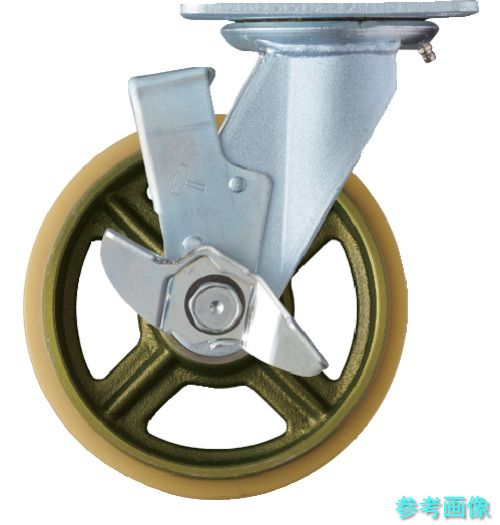 ハンマー 519HPS-CU200 重荷重用旋回式ウレタン車(イモノホイール・ラジアルボールベアリング)200mm SP付
