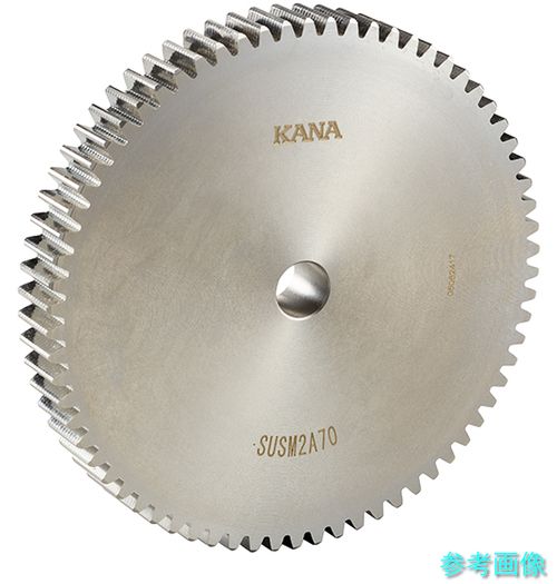 KANA SUSM2.5A60 平ギヤー SUS M2.5A60