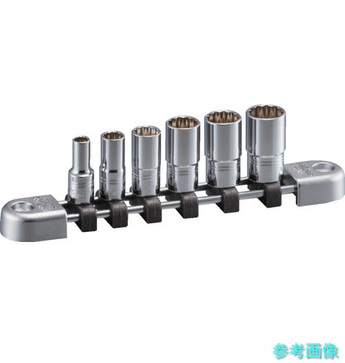 nepros NTB2M06WA 6.3セミディープソケットセット(12角・6コ組) その他-DIY・工具