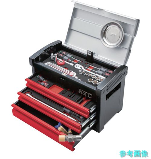 《個人宅配送不可》 KTC SK4590E 工具セット(チェストタイプ)[59点]｜イーキカイ　店
