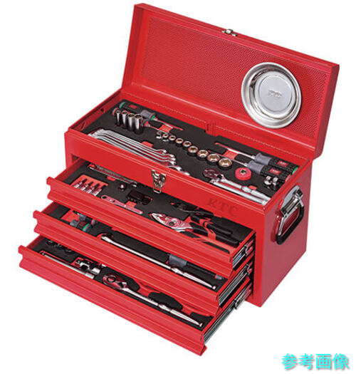 ks 12本セット 楽天市場】【送料別途】【直送品】KTC 工具セット チェストタイプ [66