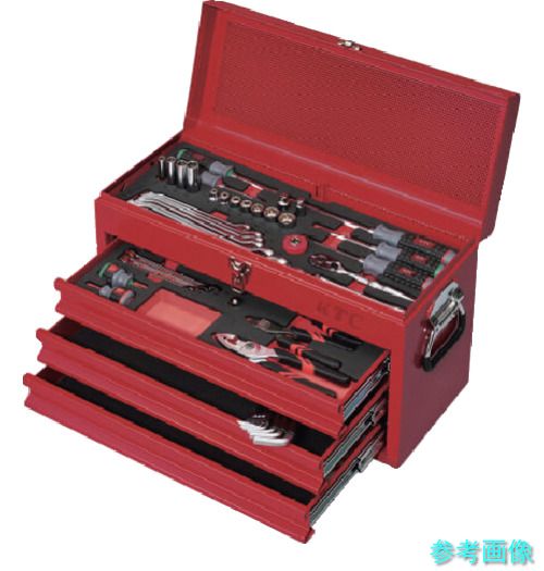 《個人宅配送不可》 KTC SK3501XR 工具セット チェストタイプ 50点 レッド