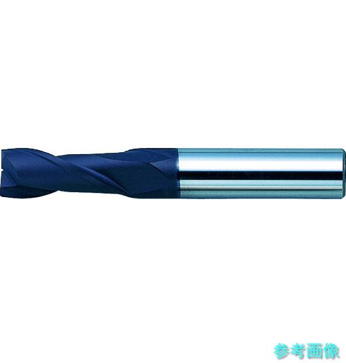 三菱K VA2MSD0300 2枚刃バイオレット ハイススクエアエンドミルミディアム刃長(M)3mm