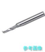 三菱K 1LAD1200 1枚刃アルミサッシ木工用 ハイススクエアエンドミルロング刃長(L)12mm 【1本】