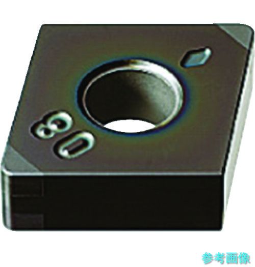 (三菱) NP-CNGA120408GSWS4(BC8110) 旋削高硬度鋼汎用切削用 WSワイパー4コーナインサート コーティングCBN BC8110