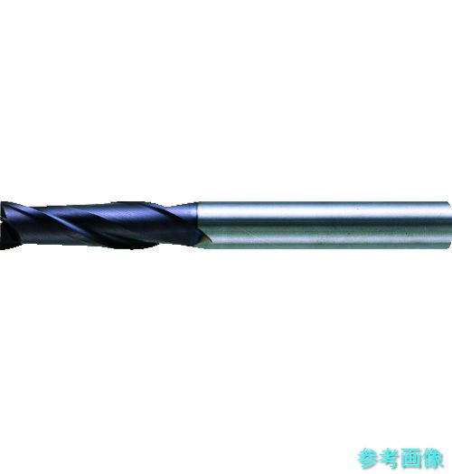 三菱K MS2JSD0010 2枚刃エムスター汎用 超硬スクエアエンドミルセミロング刃長(J)0.1粍