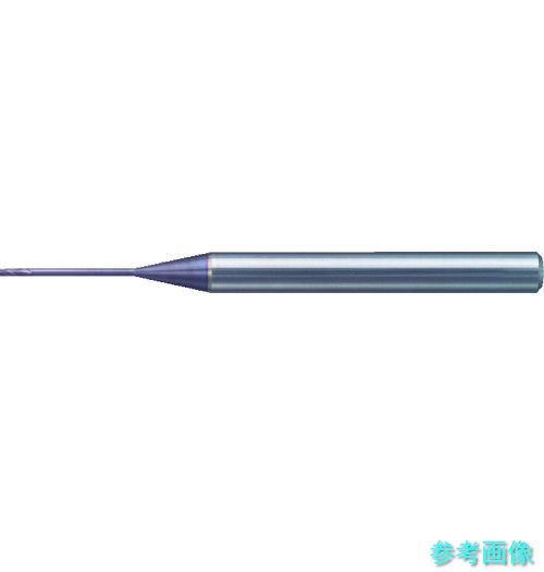 三菱K MS2XLD0020N010 2枚刃エムスター 超硬ロングネックスクエアエンドミル0.2mm